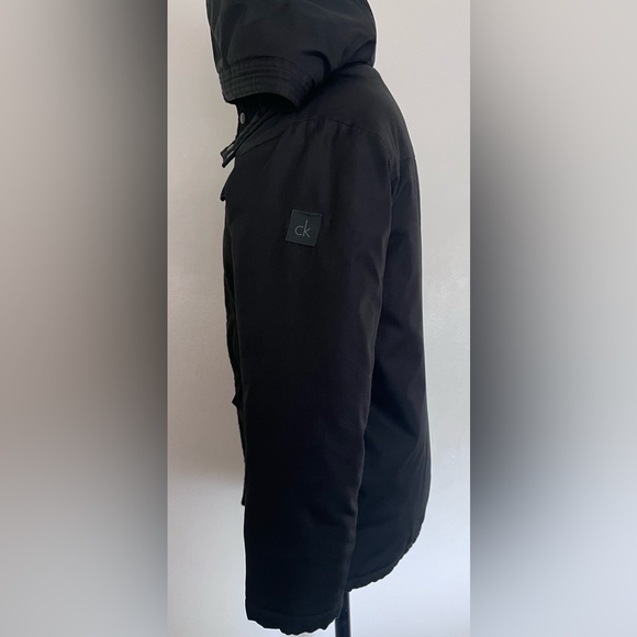 Calvin Klein Boys Resonsance Military Warm Hooded Jacket Size 10 / 12 - Picture 5 of 10